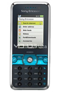 SONY ERICSSON K660 specifikacije